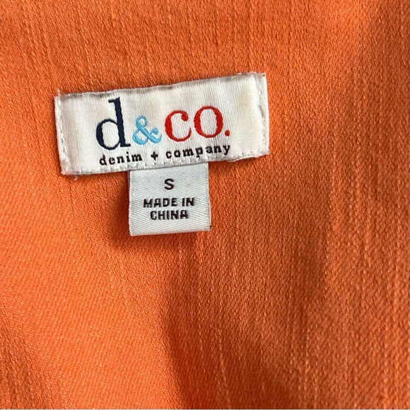 Denim & Co. 3/4 sleeve colored denim Jean jacket - Picture 4 of 9